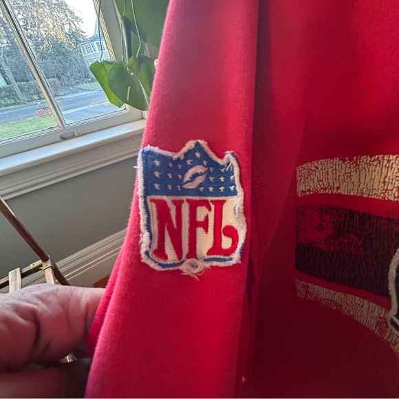 Vintage NFL KC Kansas City Chiefs Hoodie Sweatshirt Large - Picture 9 of 11